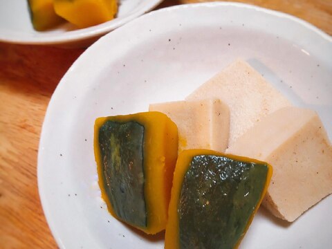 高野豆腐とかぼちゃの炊いたん